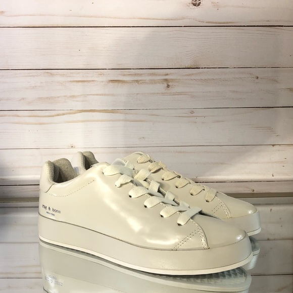 rag & bone Shoes - NWOT Rag & Bone RB1 Off-White Leather Sneakers